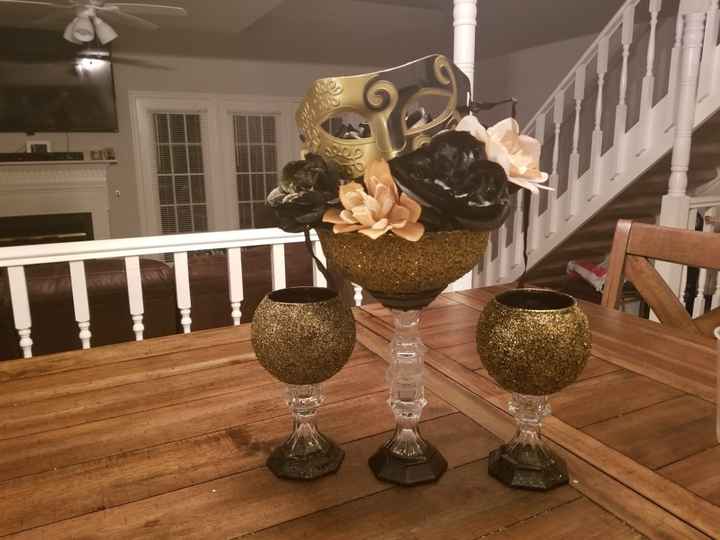 Guest table center piece