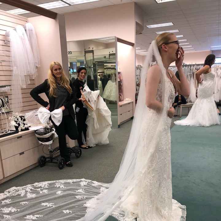  Showing off the dress. - 3