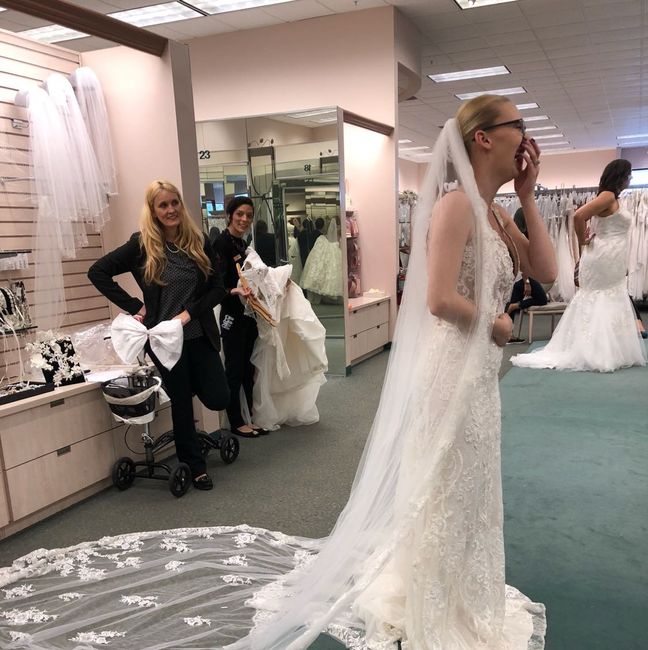  Showing off the dress. - 3