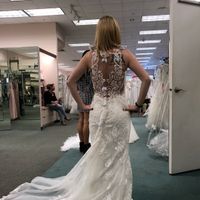  Showing off the dress. - 2