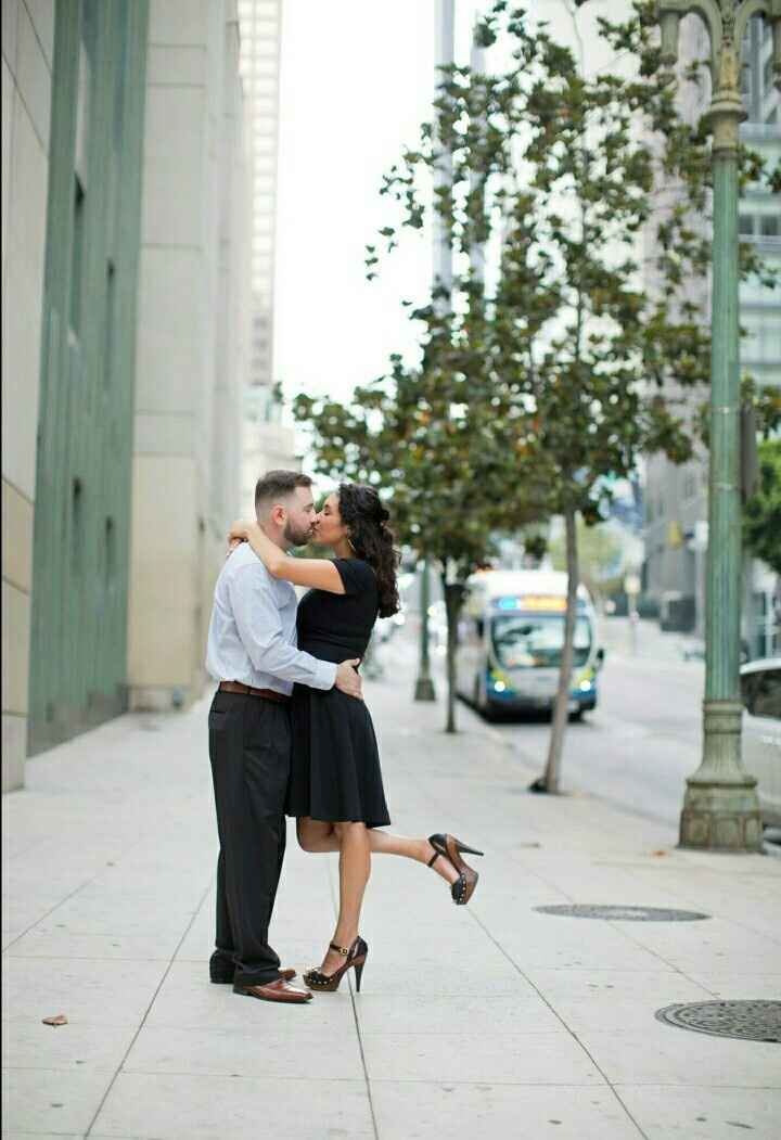 Engagement photo attire