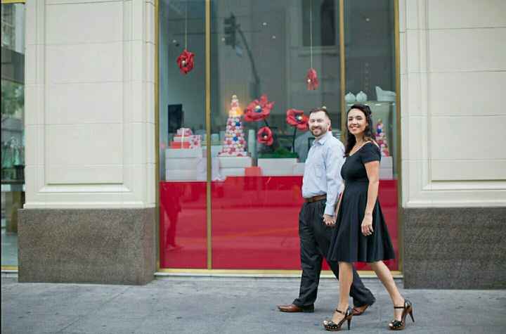 Engagement photo attire