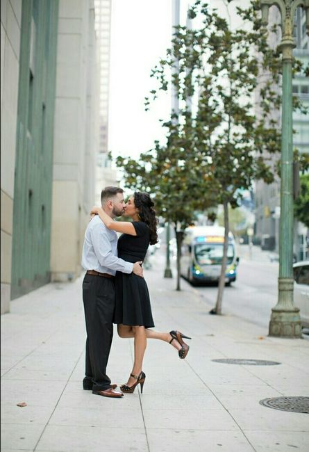 Engagement photo attire