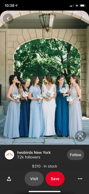 Bridesmaids colors - 1