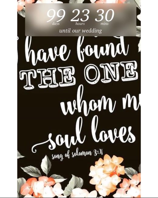 Double digits 99 days... 1