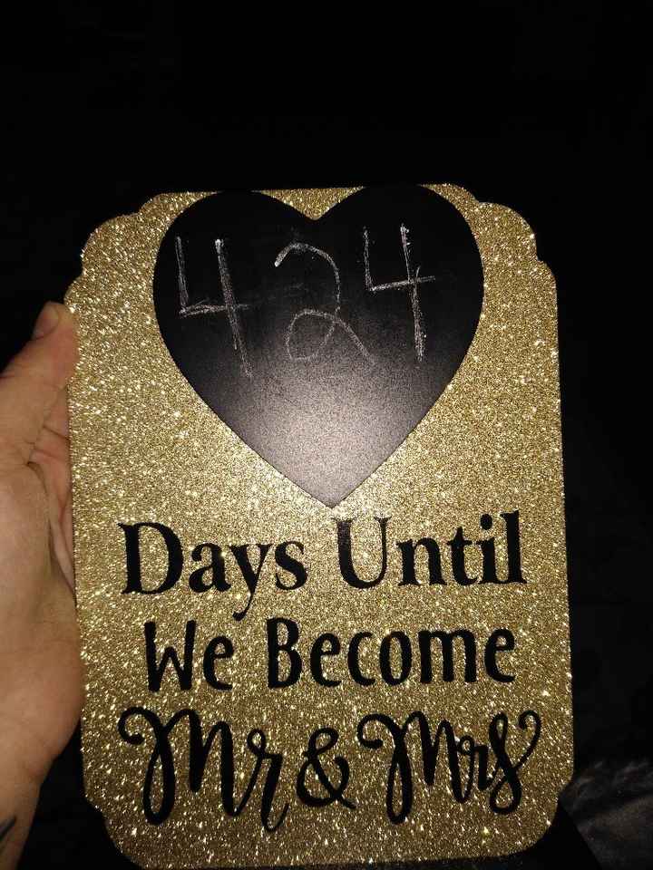i got this cute wedding coundown!! - 1
