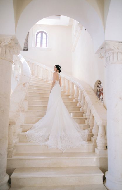 My wedding dress, i absolutely love it, adding sleeves!  Anyone else wearing a ball gown?? - 1