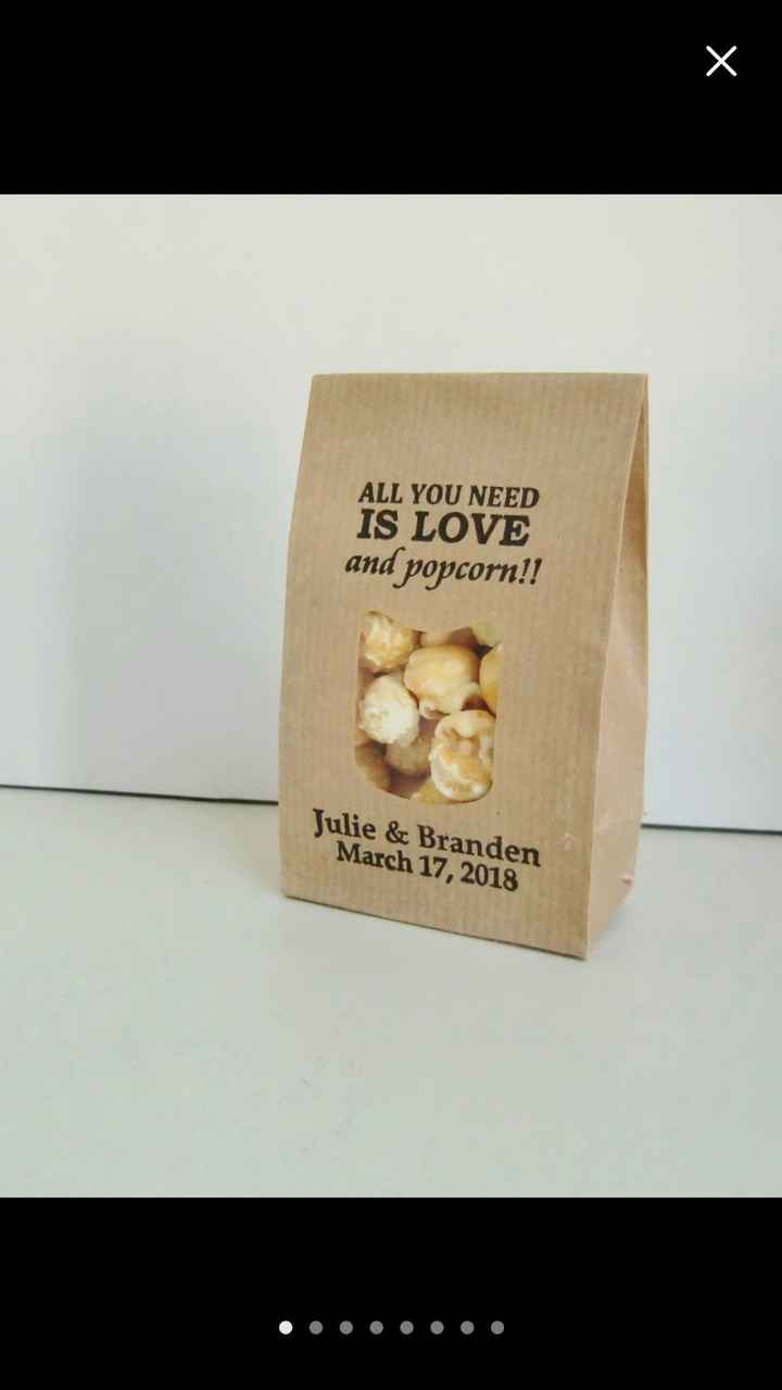 Popcorn favors
