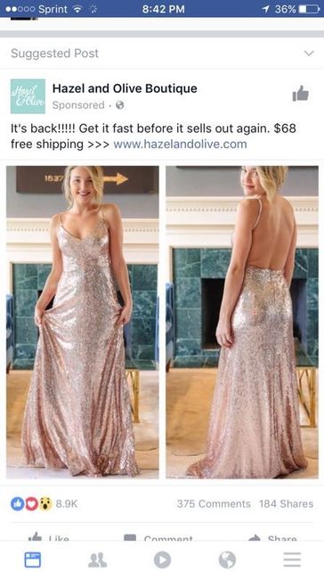 Gold Gowns?? Please help!