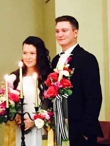 Flooded wedding..