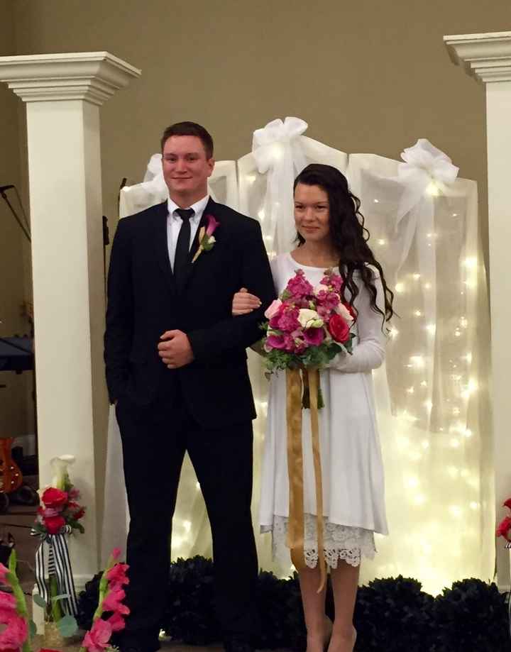 Flooded wedding..