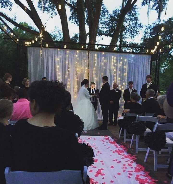 Finally had my big ceremony and reception! Mini non-pro BAM!