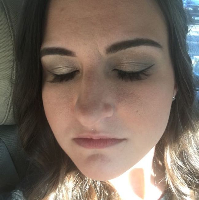Second hair and makeup trial.