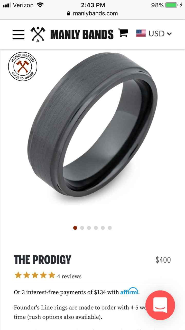 Groom’s Wedding band - 1