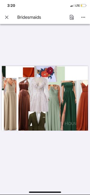 Help with bridesmaid dress color! 4