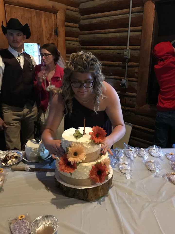 Wood slice cake stand Weddings Do It Yourself Wedding Forums WeddingWire