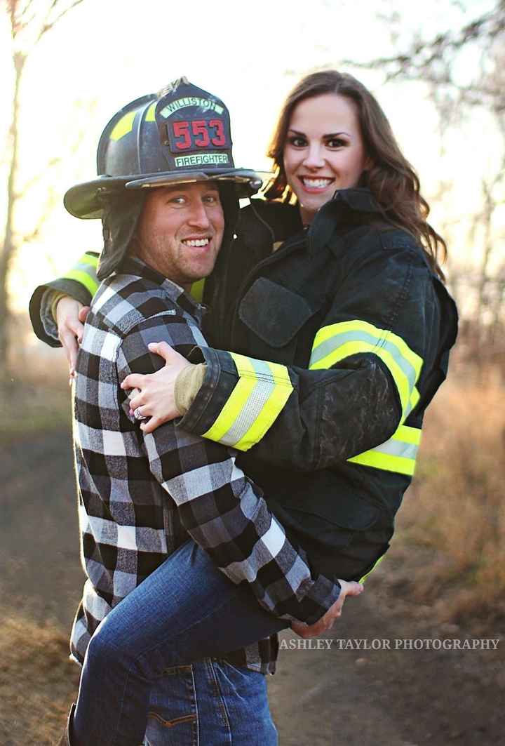 Engagement photo props