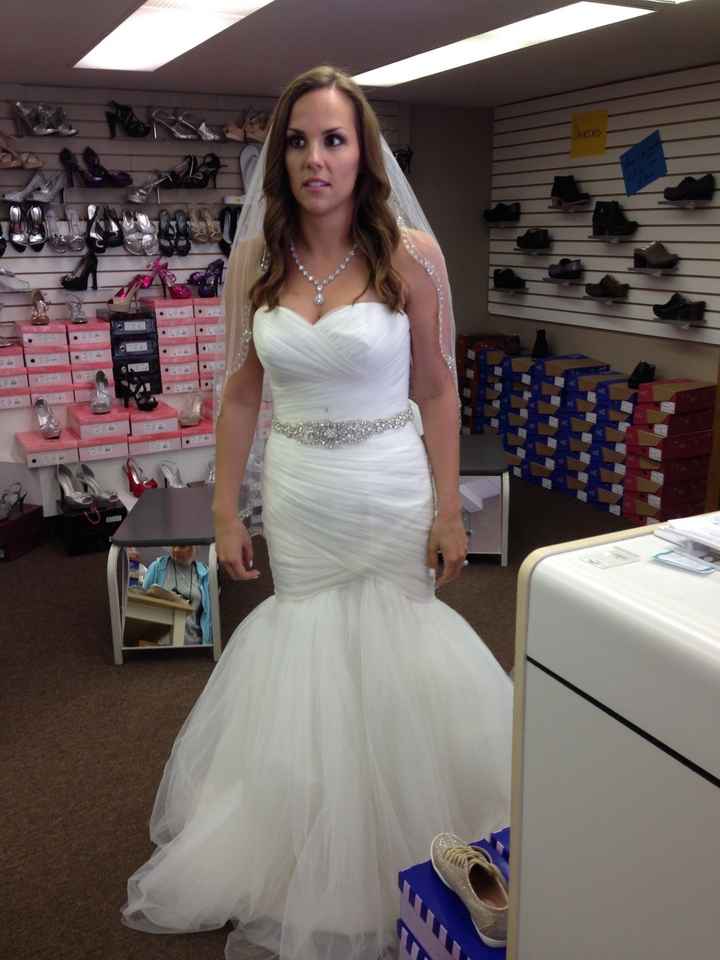 Let me see what you're wearing on your wedding day
