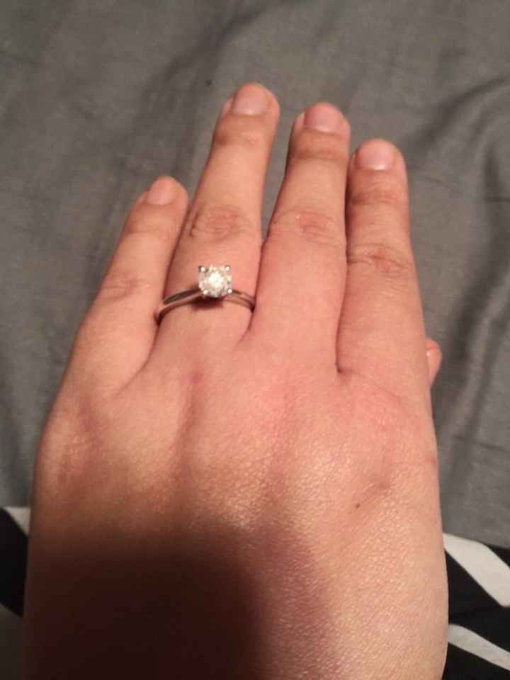 Blingy double wedding band to enhance small diamond - 1