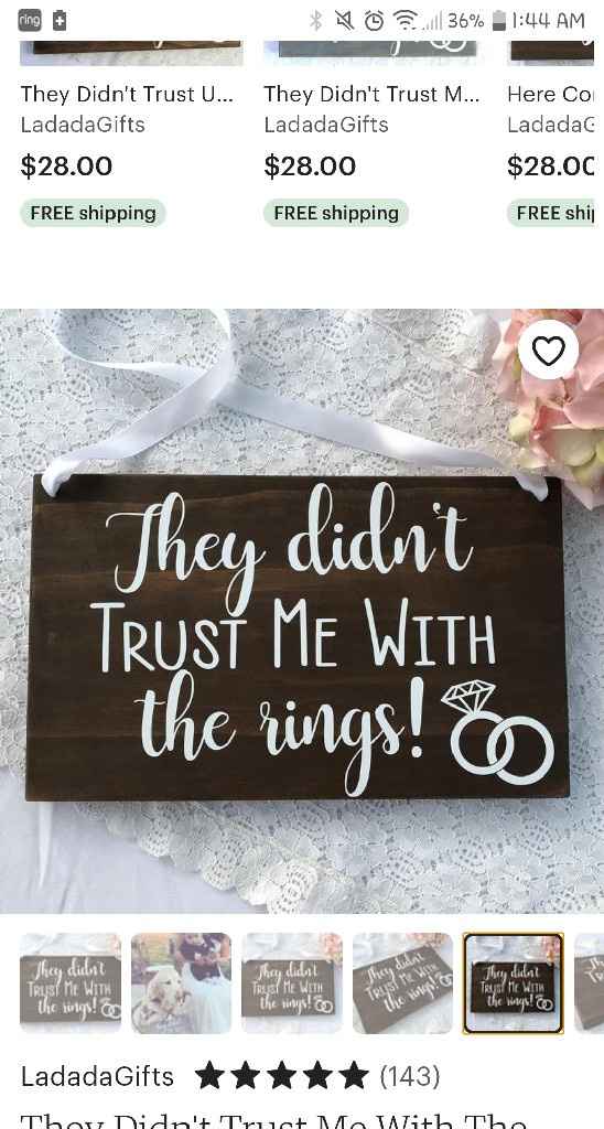 Flower Girl/ Ring Bearer Ages - 4