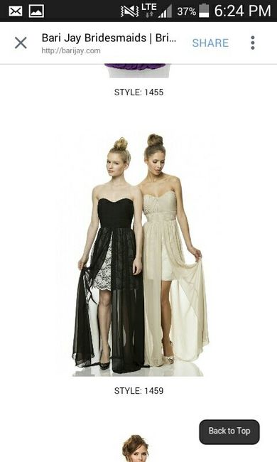 Bridesmaid dresses