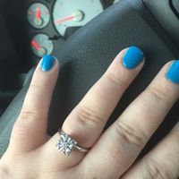 Anyone get crap for the size of their engagement ring?