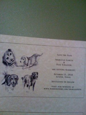 Invitations and save the dates...
