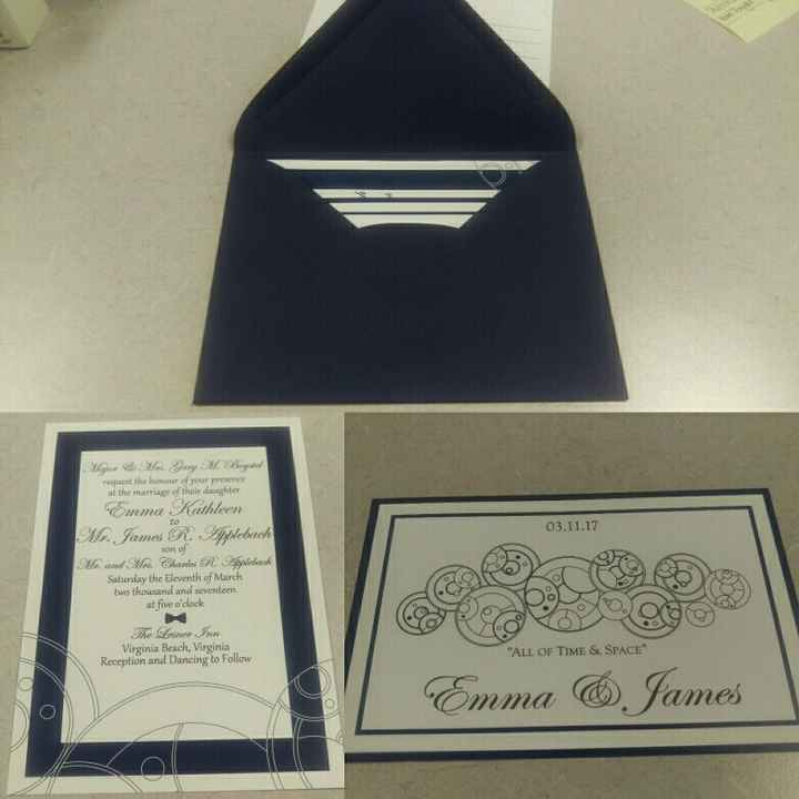 Let's see those invites ...