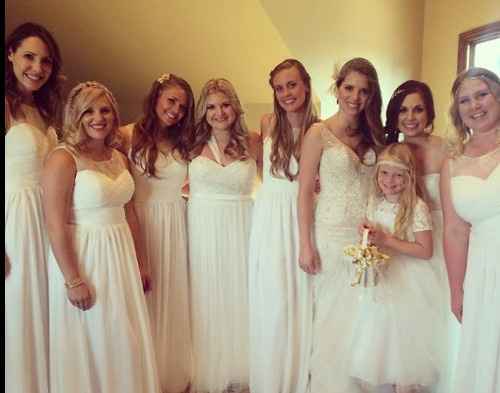Bridesmaids dresses, online?