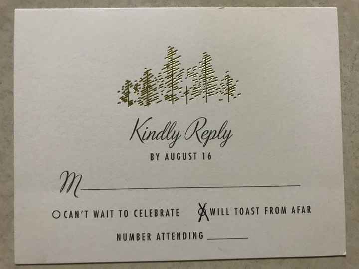 RSVP numbering, it could happen to you!