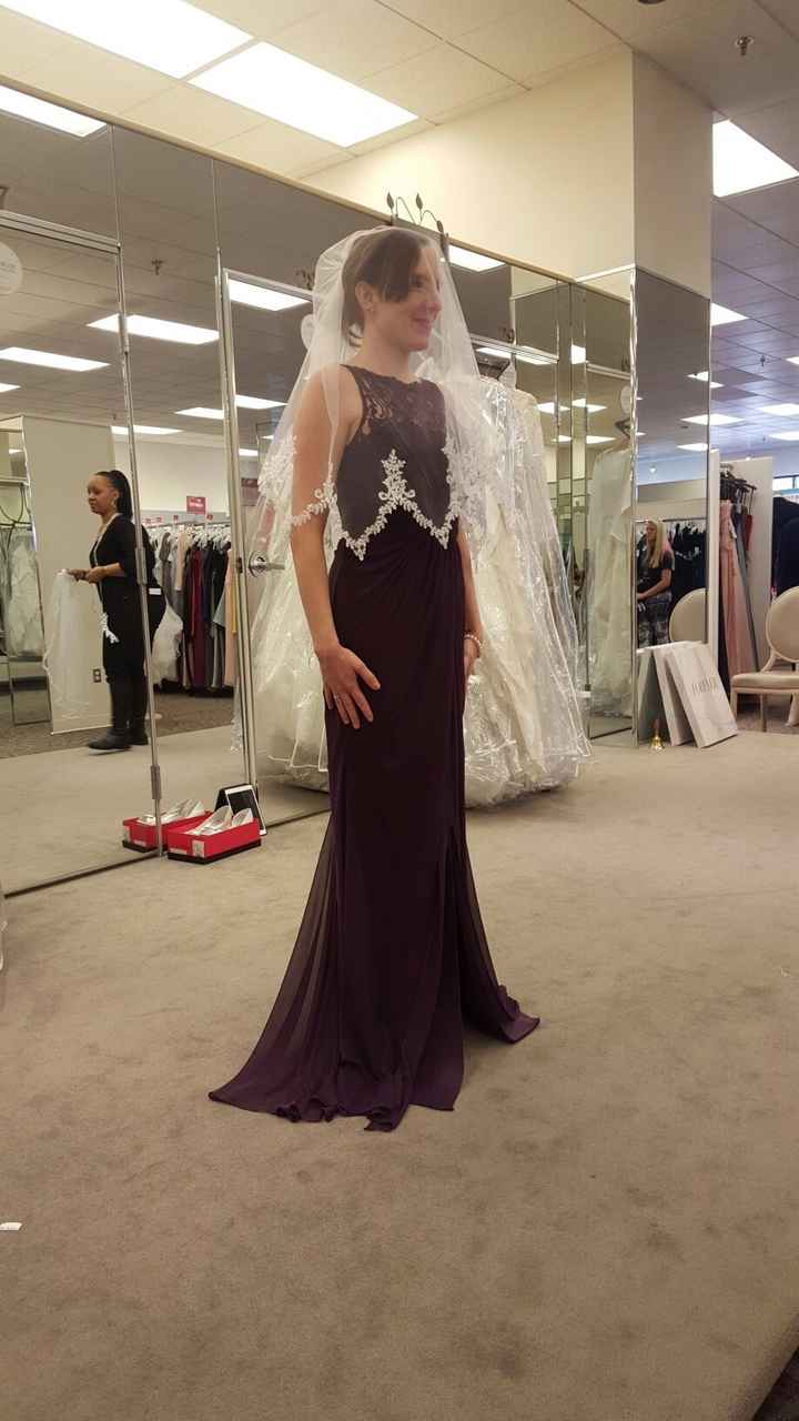 What kind/color veil to wear with my dress?