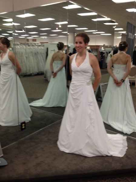 Hi, I'm new on here! Trying to decide which dress!