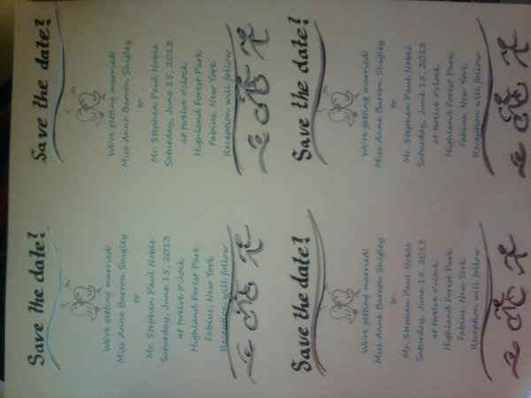 Save the date cards!