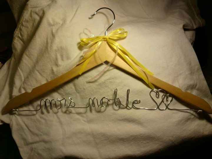 I made a hanger for the dress I do not yet have!!! - PIC