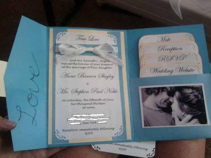 DIY Wedding Invitations... mother said might look "Tacky" ... **NEW VERSION - PAGE 6**