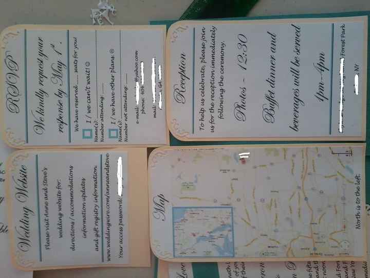 DIY Wedding Invitations... mother said might look "Tacky" ... **NEW VERSION - PAGE 6**