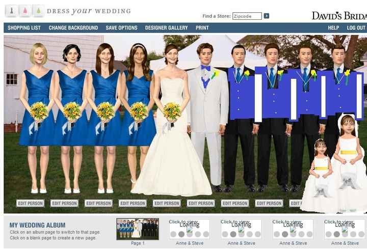 Groom in white? ...and men's coats???
