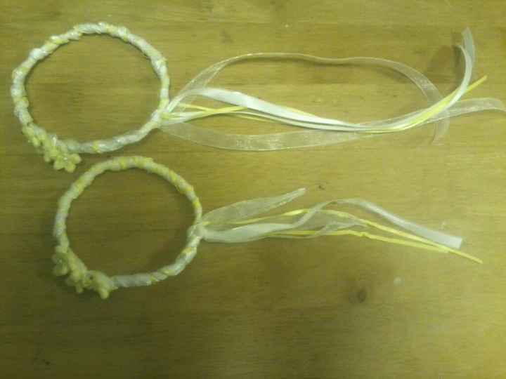 DIY Flower girl headbands