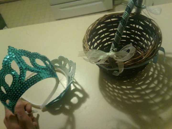 DIY Flower girl headbands