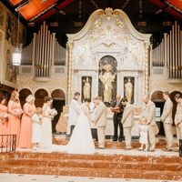 Just after we said our vows