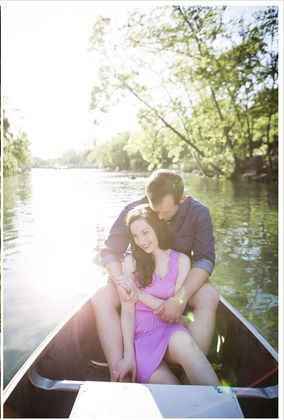 FH is thinking the winery and canoe is better for our engagment photos