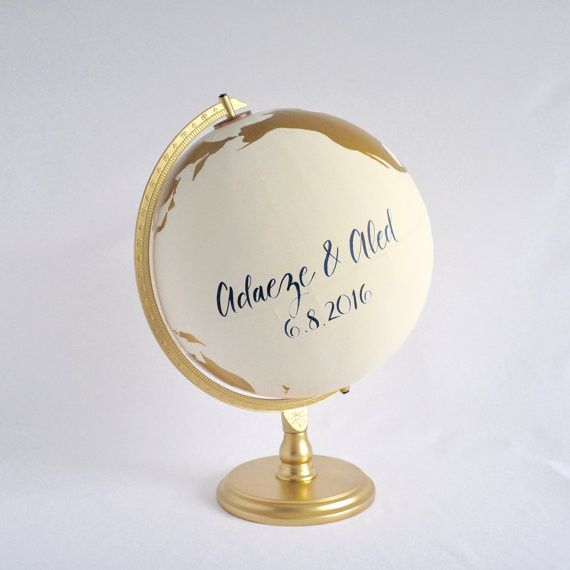 The wedding sign globe is the third one I'm looking at. If I do this I want it to say our adventure 