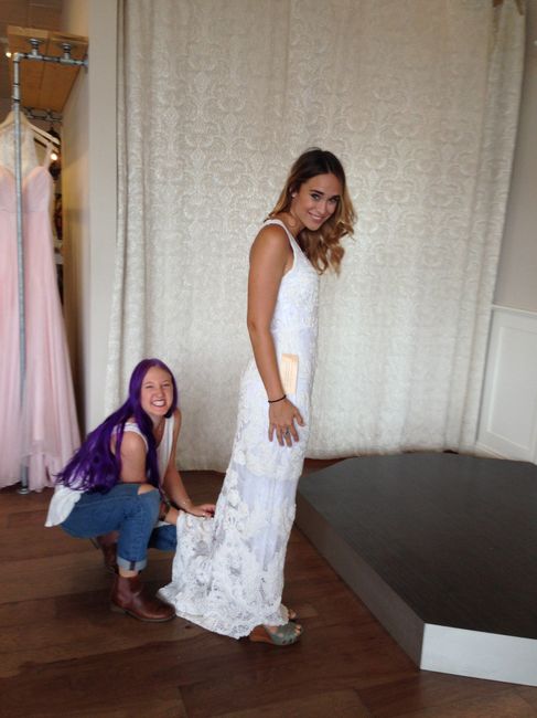 Fun and silly---What does your wedding dress say about you?
