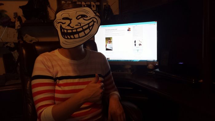 "lets flush out the trolls"