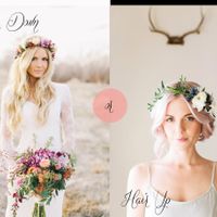Did you wear your hair down for your wedding? Are you planning to? Pics?