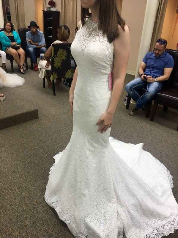 Dress help, too much for outdoor ceremony?