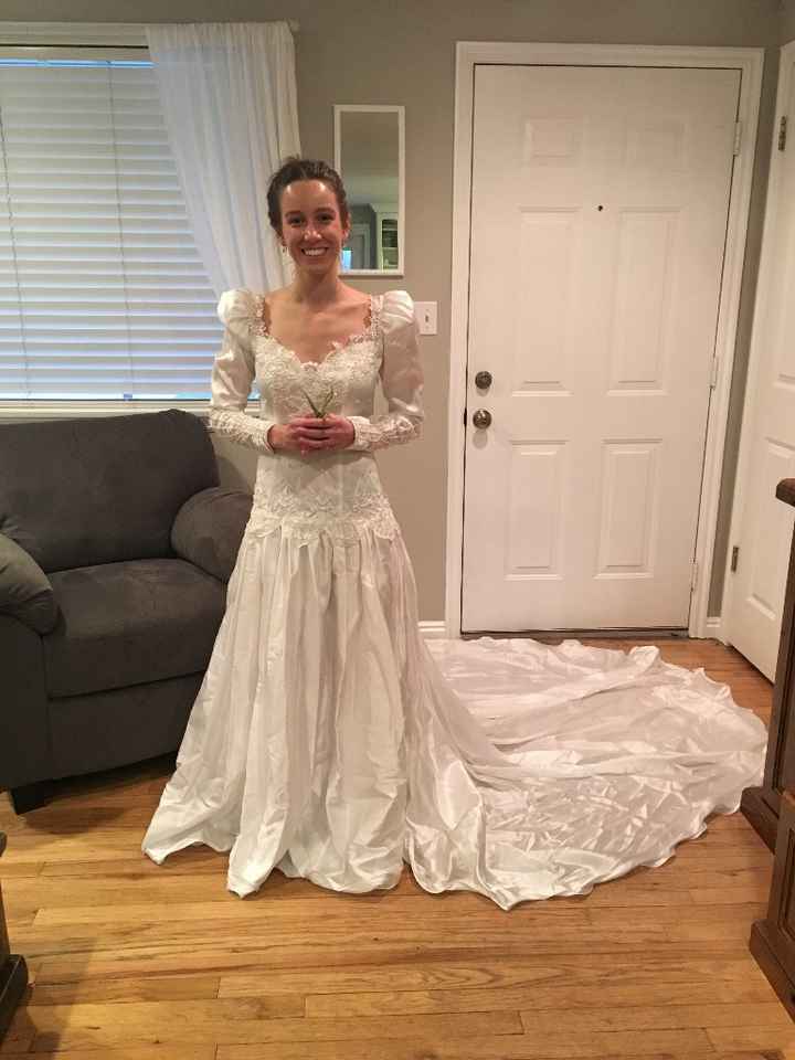 My mom's dress
