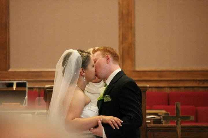 "You may kiss the bride" Kiss- how ya gonna do ittttt?!?!?!