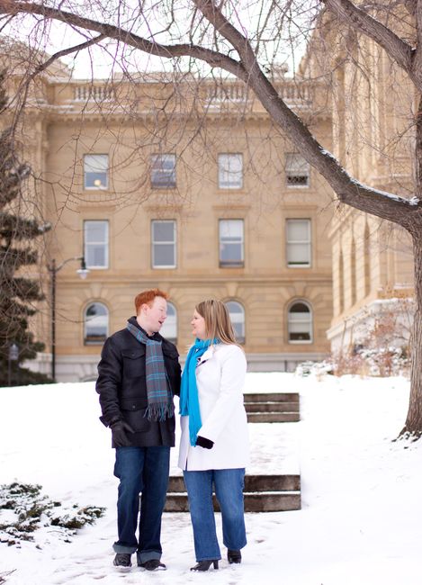 Winter Engagement Photos