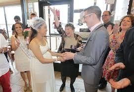 I'm having a cash bar, dollar dance, cash gift only, camo themed wedding in a park